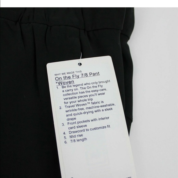 LULULEMON ON THE FLY 7/8 PANT 25" *WOVEN - Picture 5 of 8